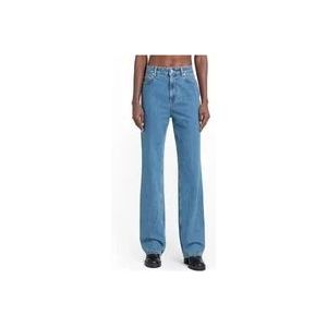 Burberry Mid Blue Straight Fit Jeans , Blue , Dames , Maat: W28