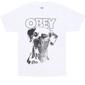 Obey, Heren, Tops, Wit, Maat: L Katoen,