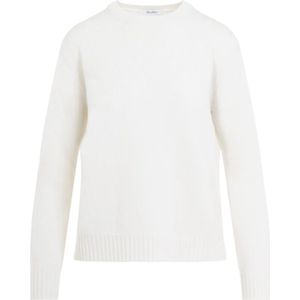 Max Mara, Dames, Truien, Wit, Maat: M Kasjmier,