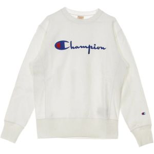 Champion, Heren, Sweatshirts & Hoodies, Wit, Maat: L Katoen,
