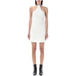Courrèges, Dames, Jurken, Wit, Maat: S Viscose,