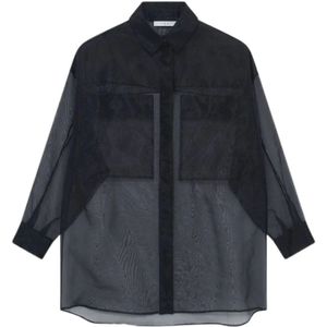 Iro, Dames, Blouses & Shirts, Zwart, Maat: M