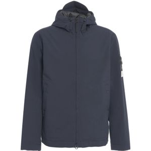 Stone Island, Heren, Jassen, Blauw, Maat: 3XL