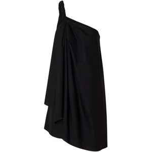 Selected Femme, Dames, Jurken, Zwart, Maat: M Katoen,