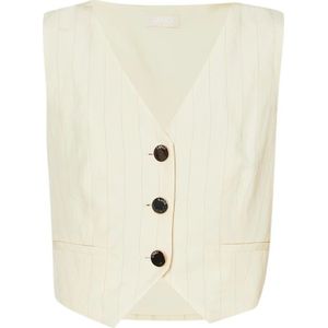 Liu Jo, Dames, Jassen, Beige, Maat: XS Linnen,