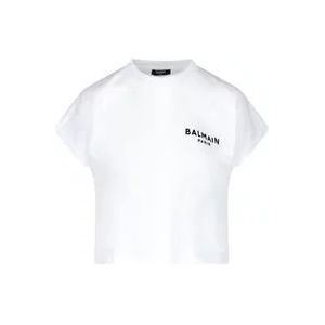 Balmain T-Hemden , White , Dames , Maat: L