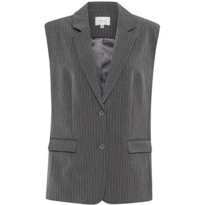 Gestuz, Dames, Jassen, Grijs, Maat: S