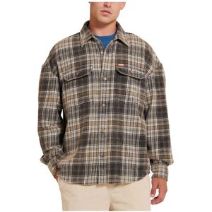 Deus Ex Machina, Heren, Overhemden, Bruin, Maat: M