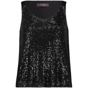 vera mont, Dames, Tops, Zwart, Maat: L