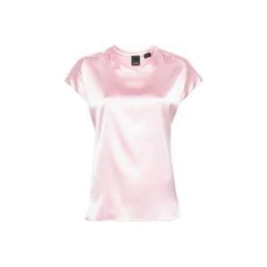 Pinko T-Hemden , Pink , Dames , Maat: XS