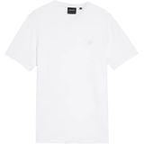 Lyle & Scott Superfine Katoenen V-hals T-shirt - Wit