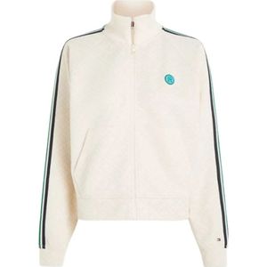 Tommy Hilfiger, Dames, Sweatshirts & Hoodies, Beige, Maat: M Katoen,