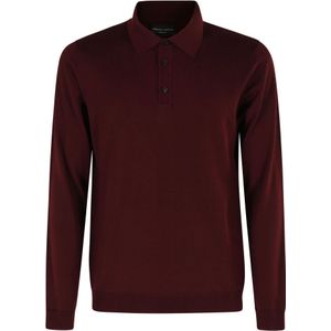 Roberto Collina, Heren, Truien, Rood, Maat: L Wol,