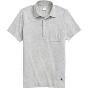 Brooks Brothers, Heren, Tops, Grijs, Maat: 2XL Katoen,