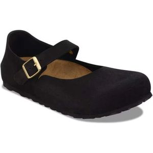 Birkenstock, Dames, Schoenen, Zwart, Maat: 37 EU Leer,