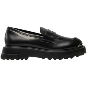 Love Moschino, Dames, Schoenen, Zwart, Maat: 36 EU Leer,