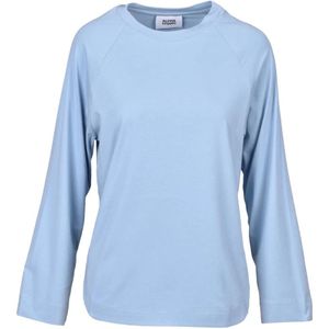 Alpha Studio, Dames, Tops, Blauw, Maat: 2XS Katoen,