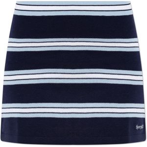 Sporty & Rich, Dames, Rokken, Blauw, Maat: M Katoen,