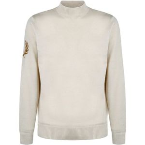 Fred Perry, Heren, Truien, Wit, Maat: XL Wol,