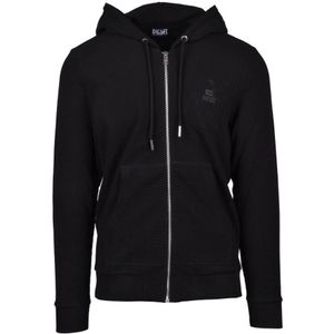 Diesel, Heren, Sweatshirts & Hoodies, Zwart, Maat: XL Katoen,