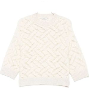 Peserico, Dames, Truien, Wit, Maat: M