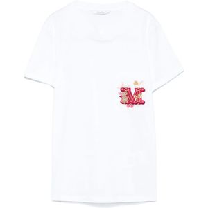 Max Mara, Dames, Tops, Wit, Maat: M