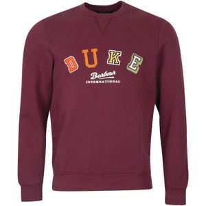 Barbour, Heren, Sweatshirts & Hoodies, Rood, Maat: L Katoen,