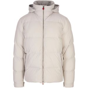 Kiton, Heren, Jassen, Wit, Maat: M Wol,