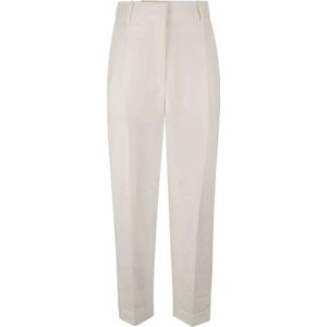 Alexander McQueen, Dames, Broeken, Wit, Maat: XS Viscose,