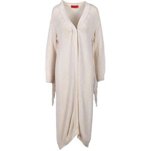 Wild Cashmere - Lang Vest in Cashmere Mix - Beige - Dames