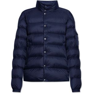 Moncler, Heren, Jassen, Blauw, Maat: 3XL