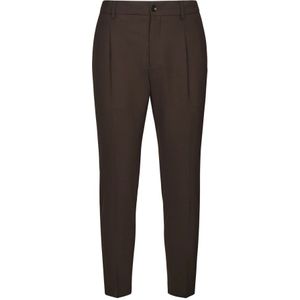 BE Able, Heren, Broeken, Bruin, Maat: W31 Leer,