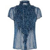 Saint Tropez, Dames, Blouses & Shirts, Blauw, Maat: L