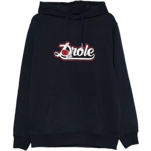 Drole de Monsieur, Heren, Sweatshirts & Hoodies, Blauw, Maat: M Katoen,