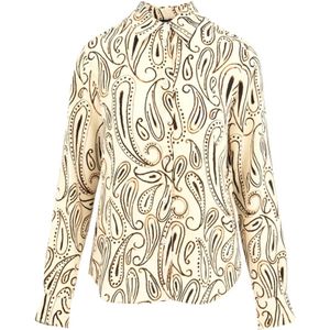 Aspesi, Dames, Blouses & Shirts, Beige, Maat: S Katoen,