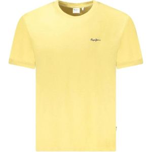 Pepe Jeans - T-shirt - Geel - Katoen