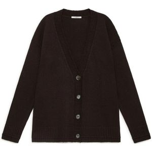 Maliparmi, Dames, Truien, Bruin, Maat: XS Kasjmier,