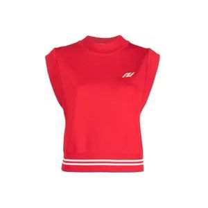 Autry Sportieve Rode Vest voor Vrouwen , Red , Dames , Maat: L