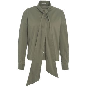 Himon's, Dames, Blouses & Shirts, Groen, Maat: S