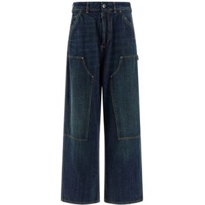 Maison Margiela, Dames, Jeans, Blauw, Maat: 3XS Katoen,