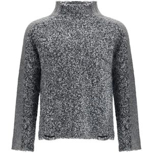 Diesel, Heren, Truien, Grijs, Maat: L Wol,