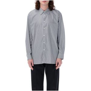 Comme des Garçons, Heren, Overhemden, Grijs, Maat: M Katoen,