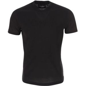 Emporio Armani, Heren, Tops, Zwart, Maat: XL Katoen,