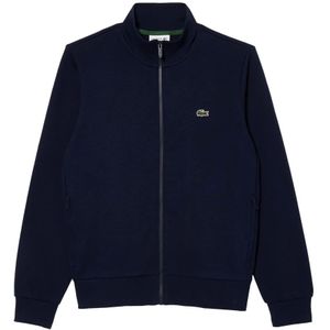 Lacoste, Heren, Sweatshirts & Hoodies, Blauw, Maat: L Fleece,