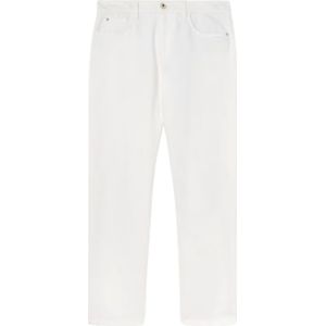 Loro Piana, Heren, Broeken, Wit, Maat: W33 Katoen,