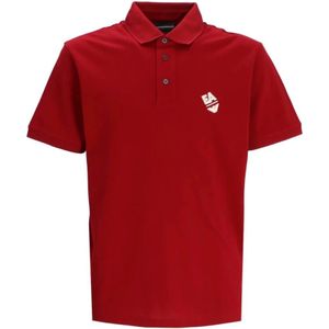 Emporio Armani, Heren, Tops, Rood, Maat: L