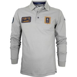 Aeronautica Militare, Heren, Tops, Grijs, Maat: 2XL Katoen,