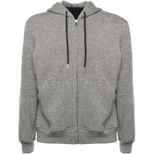 Giuliano Galiano, Heren, Sweatshirts & Hoodies, Grijs, Maat: M Viscose,