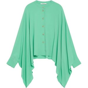 Maliparmi, Dames, Blouses & Shirts, Groen, Maat: M