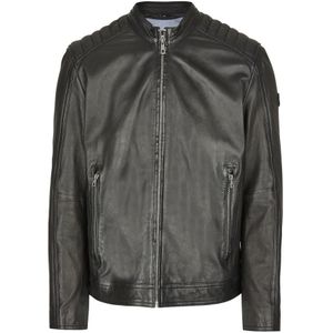 Bugatti - Klassieke Heren Leren Jas - Zwart - Leer